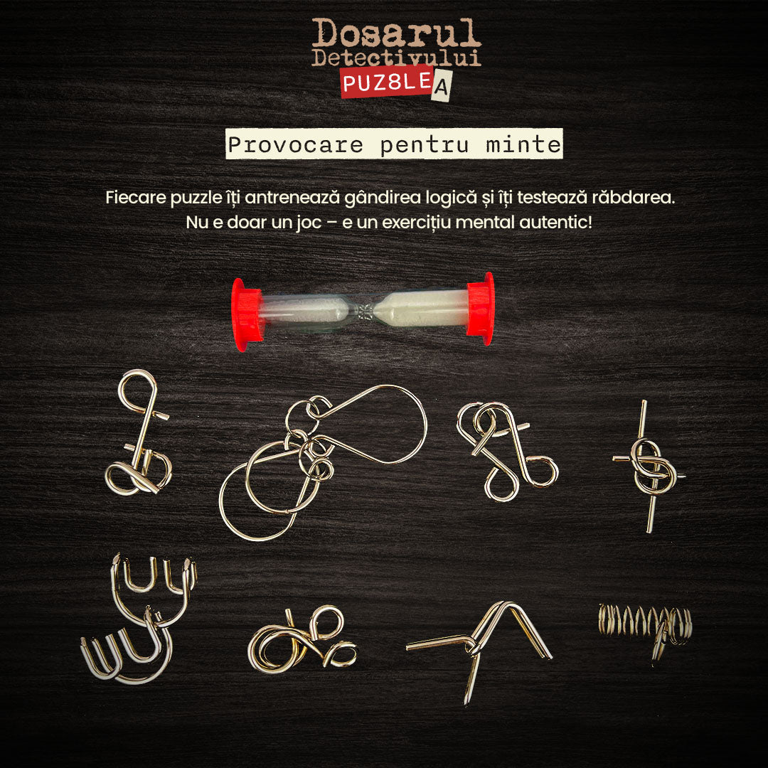 Set Puzzle Metalic Dosarul Detectivului