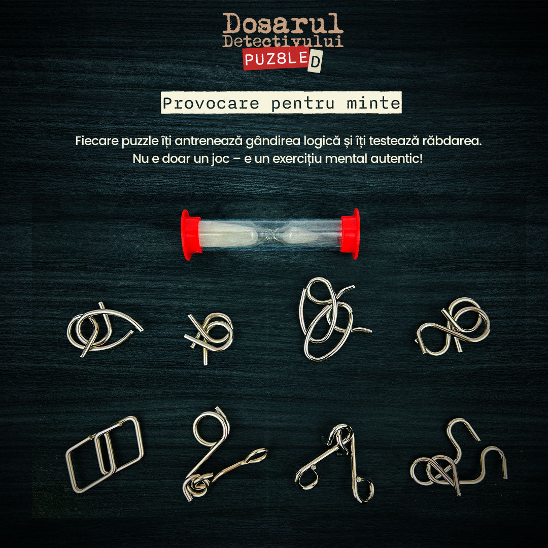 Set Puzzle Metalic Dosarul Detectivului