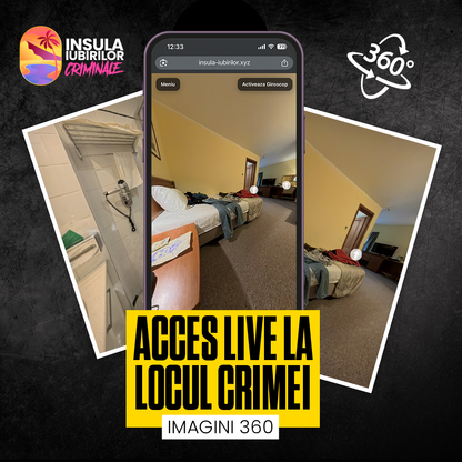 Insula Iubirilor Criminale + Set investigatie + Ghiozdan